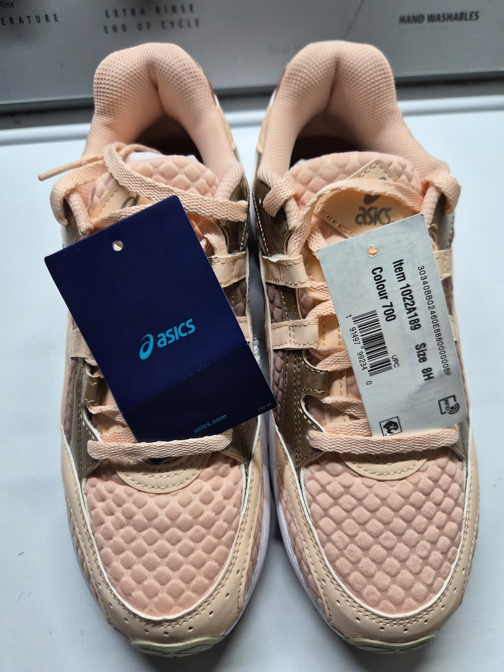 ASICS Women's Peach Pink Athletic Sneakers without Box